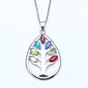 7 Chakra Crystal Healing Pendant Necklace