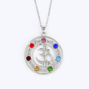7 Chakra Crystal Healing Pendant Necklace