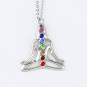 7 Chakra Crystal Healing Pendant Necklace