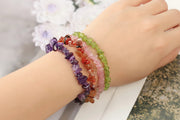Irregular Chips Natural Stone Bracelet Asymmetry Beads Crystal Quartz