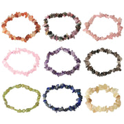 Irregular Chips Natural Stone Bracelet Asymmetry Beads Crystal Quartz
